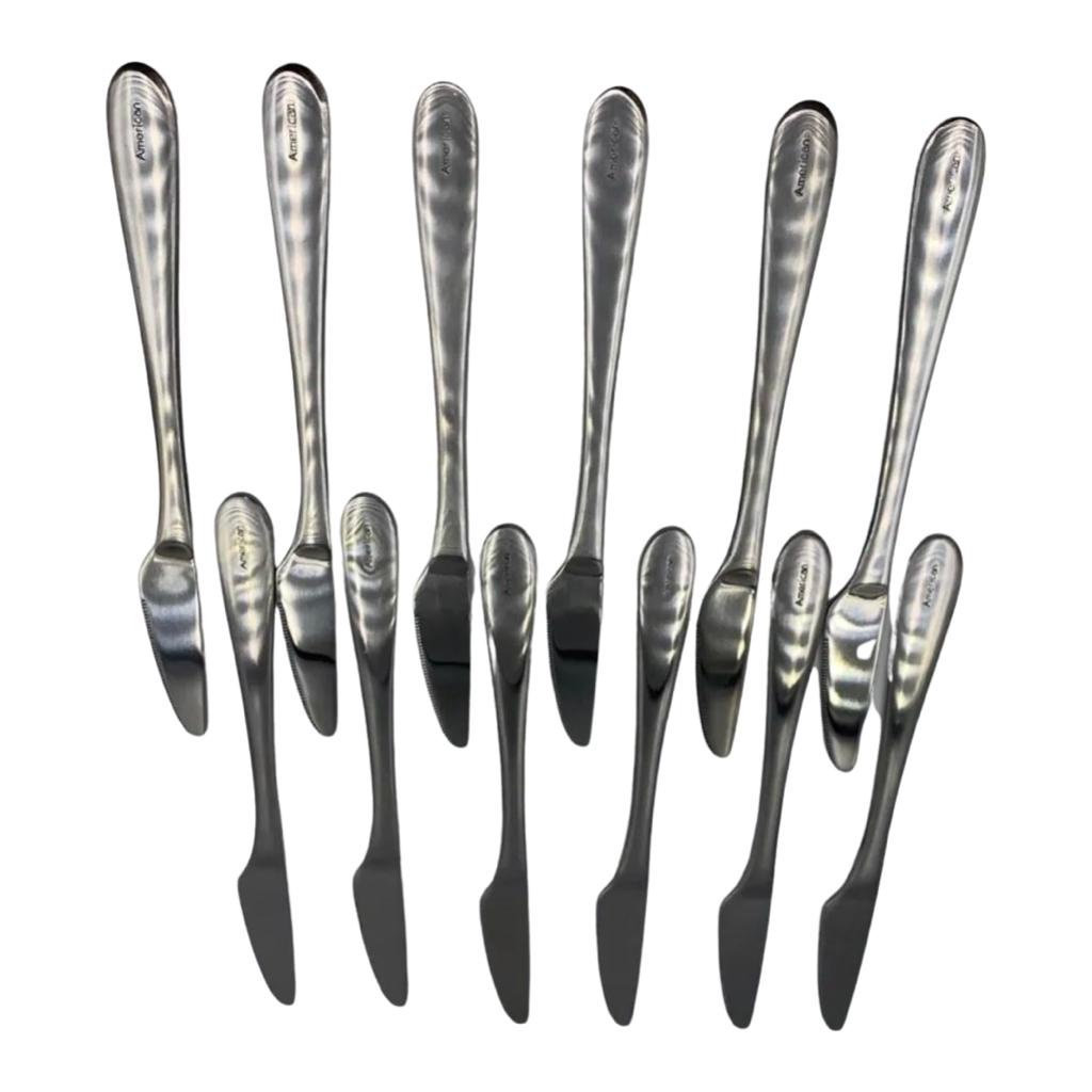 Kit 6 Facas American Airlines 20cm Nova