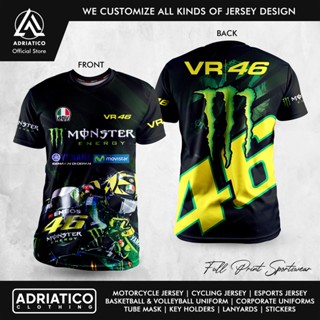 Valentino Rossi 46 " Camiseta De Manga Curta Com Pescoço Redondo Para Roupas Masculinas De Bicicleta De Montanha
