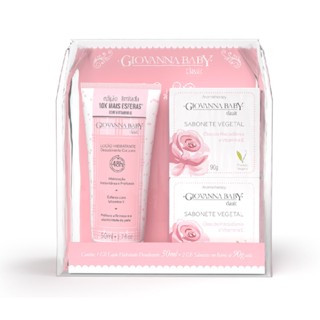 Kit Giovanna Baby Mini Loção 50ml+2 Sabonetes 90g Classic