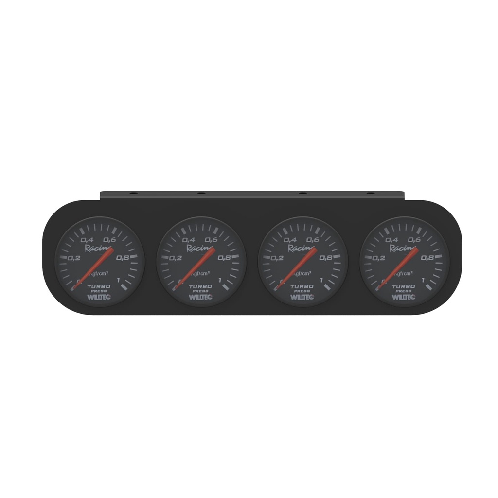 Suporte 4 Relógios Manometros Odg Cronomac Vw Quadrados Aço