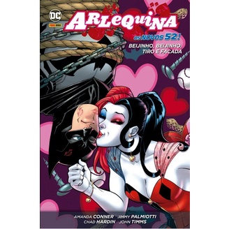 Livro HQ Arlequina Beijinho, Beihinho, Tiro Facada DC Panini