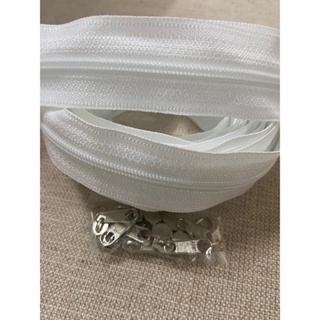 5 Metros De Zíper Nylon + 10 Cursor Artesanato Em Geral Número 3 em Oferta na Shopee