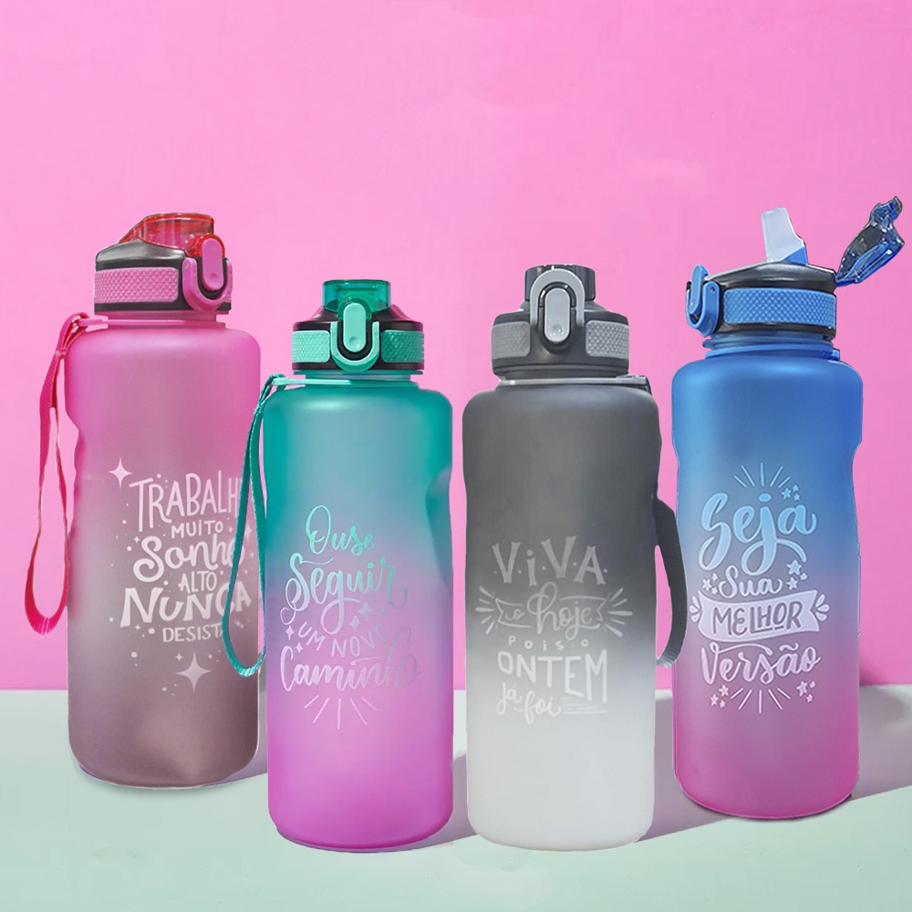 Garrafa de Água 1,6L Squeeze Academia Fitness Escola Oferta