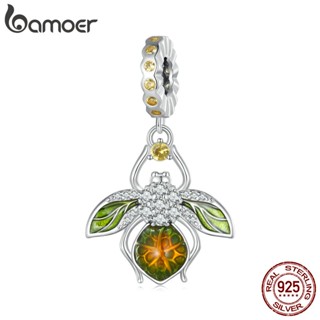 Bamoer 925 Sterling Silver Lemon Bee Pendant Acessórios De Moda Para Mulheres BSC882