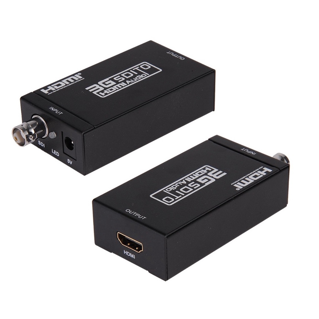 Conversor Adaptador Sd-sdi, Hd-sdi E 3g-sdi Para Hdmi V 1.4