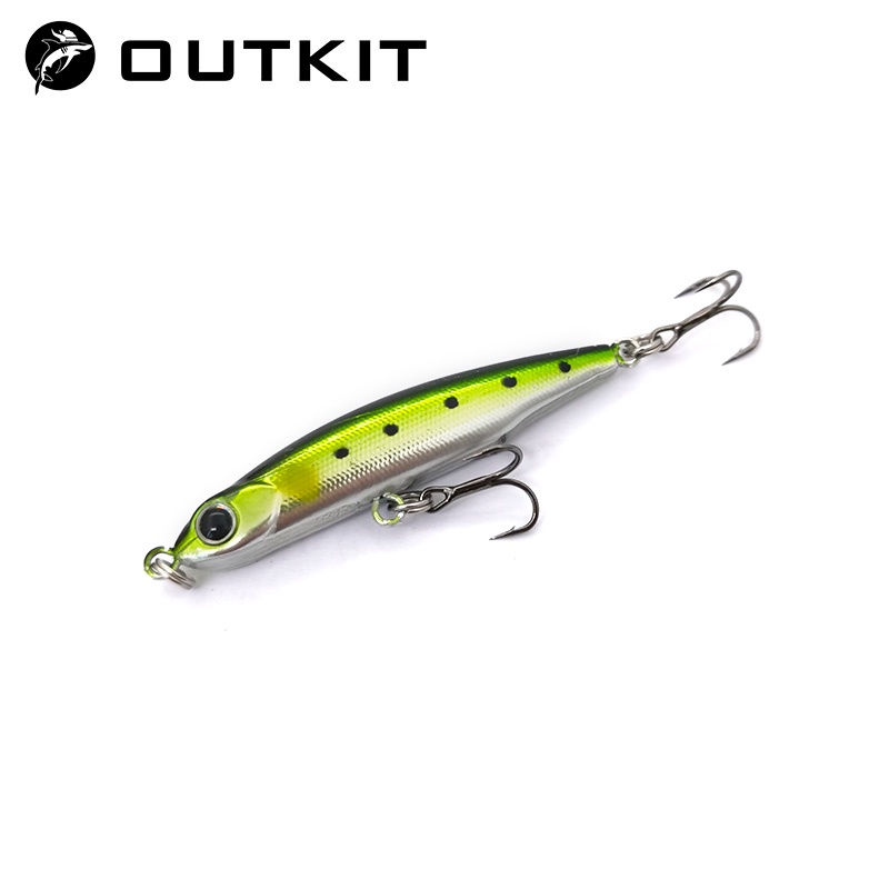 OUTKIT Mini Lápis De Afundamento 3.2g Crankbait Hardbait Artificial Bait wobbler Para A Pesca De Jigging