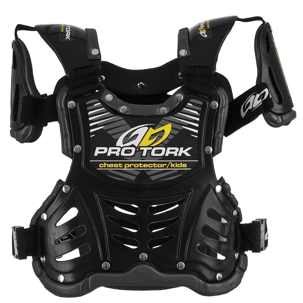 Colete Motocross Trilha Enduro Protecao Peitoral Pro Tork 788 Varias Cores Infantil Ajustavel