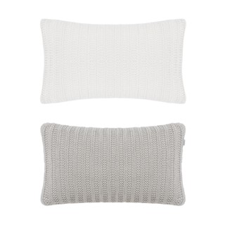Almofada 30x50cm Buddemeyer Tricot Taylor Kaki