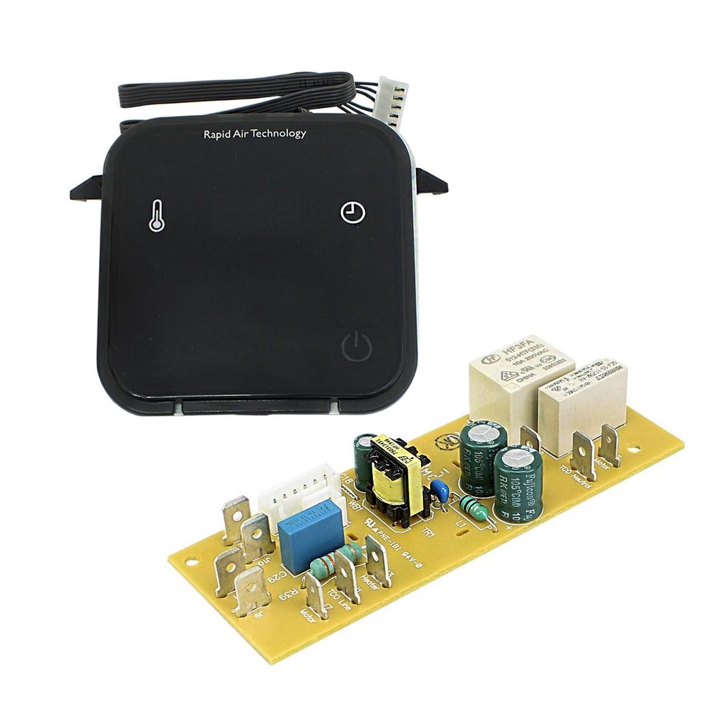 Conj Placa e Painel Lcd P/ Airfryer Philips Walita Ri9240 Original