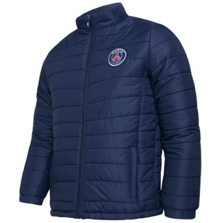 Jaqueta Puffer Padding PSG Paris Saint Germain Azul Masculina