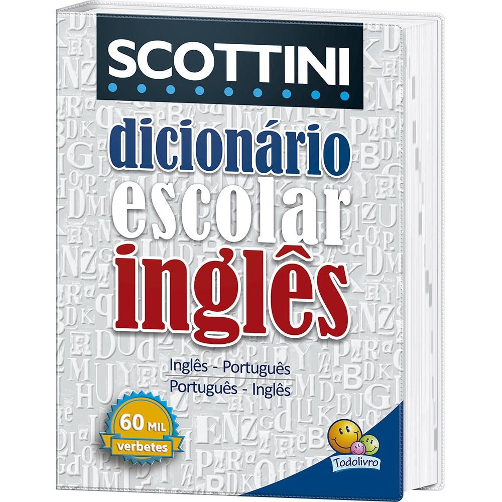 Dicionário Escolar de Inglês  665 Páginas 60 Mil Verbetes - SCOTTINI em Oferta na Shopee