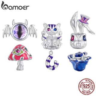 Bamoer S925 Funny Cat Fantasy Fairy Tale Town Contas De Histórias Para Crianças E Mulheres Pingente De Bricolage
