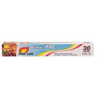 Rolo De Filme PVC 28Cm De 30 Metros Fiat Lux