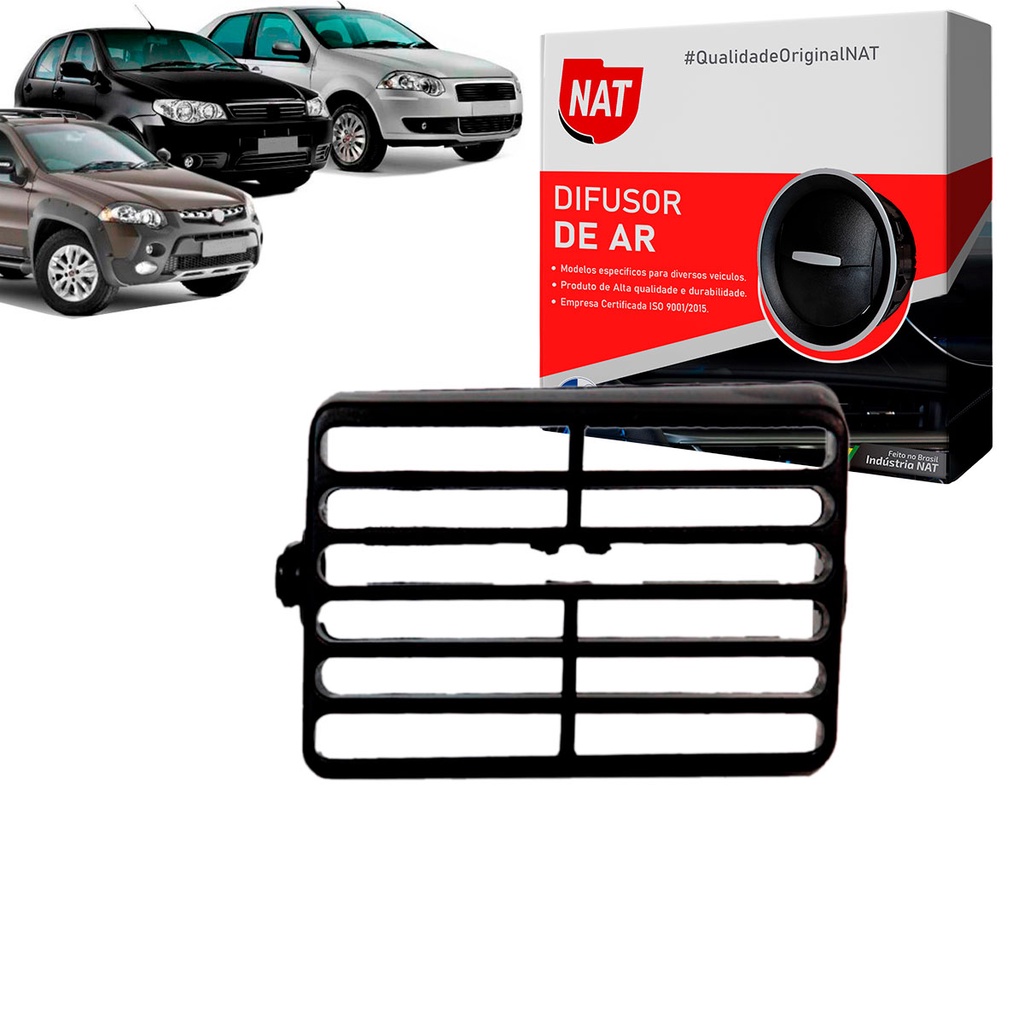 Difusor Saida De Ar Palio Siena Strada ED/EDX/EL/EX/ELX/FIRE 1996 Até 2013 em Oferta na Shopee