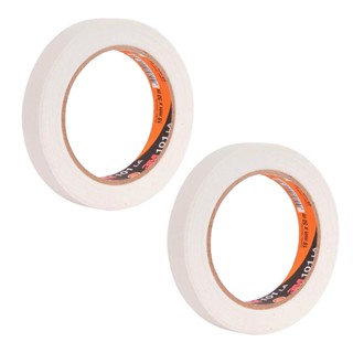 Kit 2 Fitas Adesiva Crepe Para Uso Geral Bege 18mmx50m