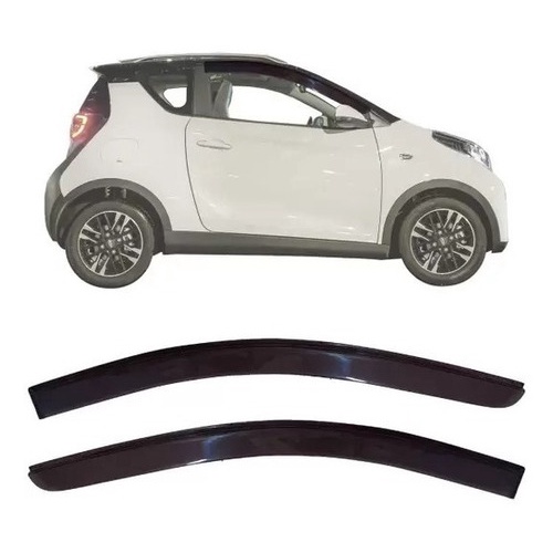Calha de Chuva Defletor Chery Icar 2022 2023 2 Portas Ecoflex