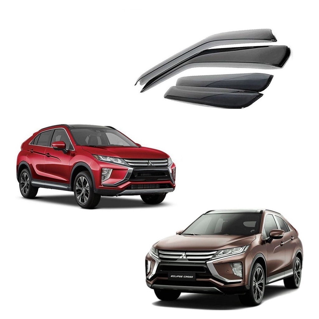 Calha De Chuva Defletor Mitsubishi Eclipse Cross 2021 A 2022 4 Portas Fume Tiger MT8195