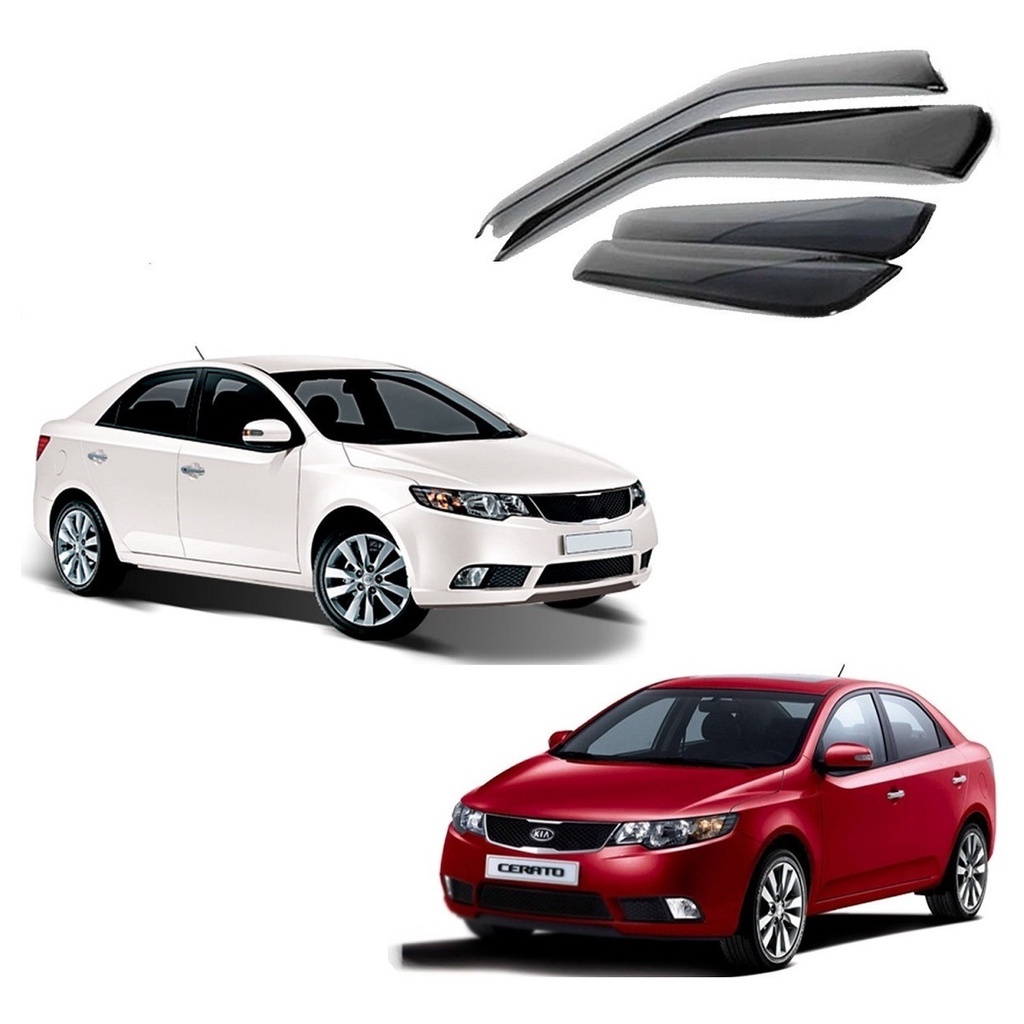 Calha De Chuva Defletor Kia Cerato 2009 A 2013 4 Portas Fume Tiger K4556
