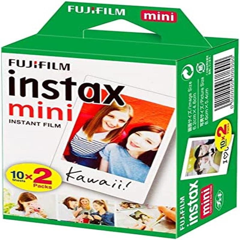 FILME INSTANTANEO INSTAX PACK COM 20 UNIDADES