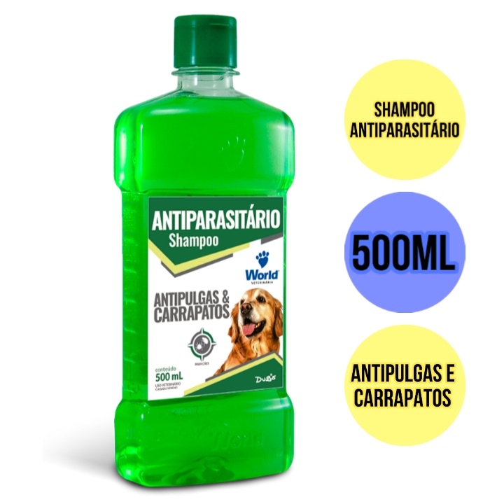 Shampoo Para Cachorro Pet Antipulgas E Carrapatos Dugs 500ml