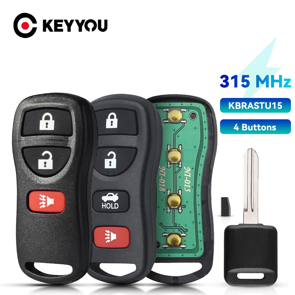 315MHZ Controle Remoto Da Chave Do Carro Para Nissan Altima Armada Maxima 2002-2011 Infiniti KBRASTU15 Com Chip ID46 em Oferta na Shopee
