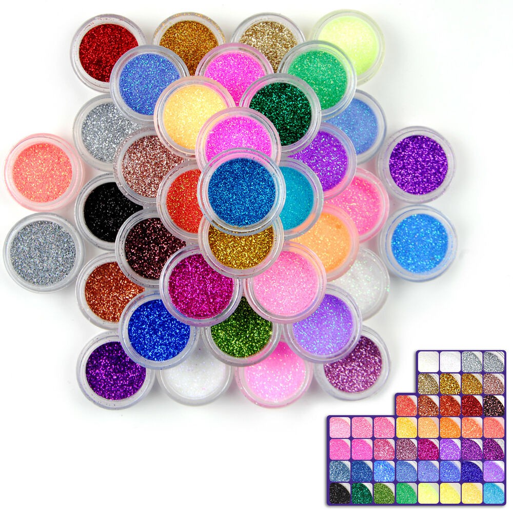 Kit 24 Glitter Flocado Colorido Neon