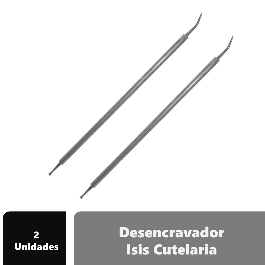 2 Desencravador De Unha Inox Isis Cutelaria Transparente