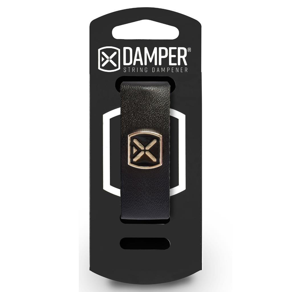 Abafador De Cordas Fretwrap Medio Violao Baixo Preto Damper
