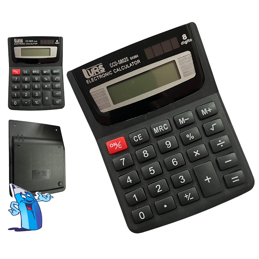 CALCULADORA MEDIA 08 DIGITOS PRETA CLASSE CCD-5802S