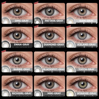 EYESHARE Lentes De Contato Coloridas 2pcs Para Os Olhos GRAY Anualmente Maquiagem Cosmética