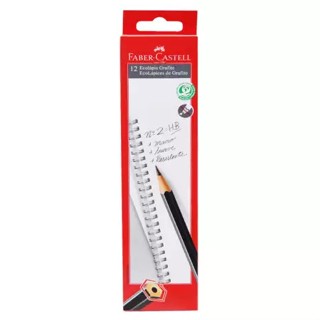 EcoLápis Grafite n.2 Max Sextavado 12 Unidades Faber-Castell