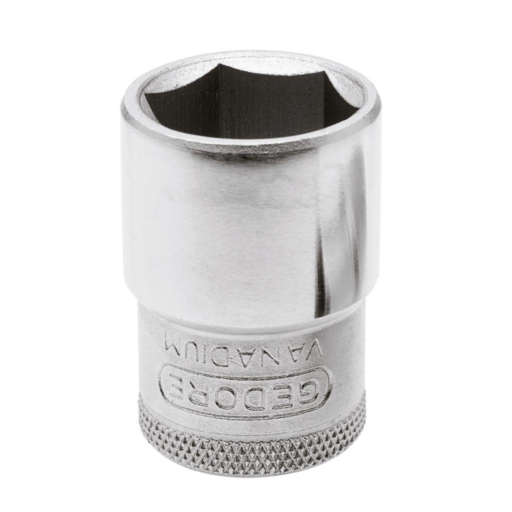 Soquete Sextavado Encaixe 1/2 17Mm 19-17 Aco Niquelado em Oferta na Shopee