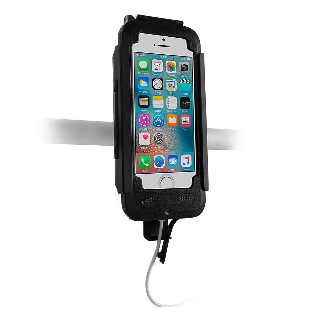 Suporte Celular Smartphone Motocom Case TOP Q iPhone X Preto