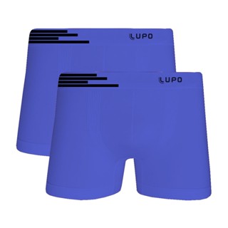 Kit 2 Cuecas Box Boxer Lupo Microfibra Adulto - 436