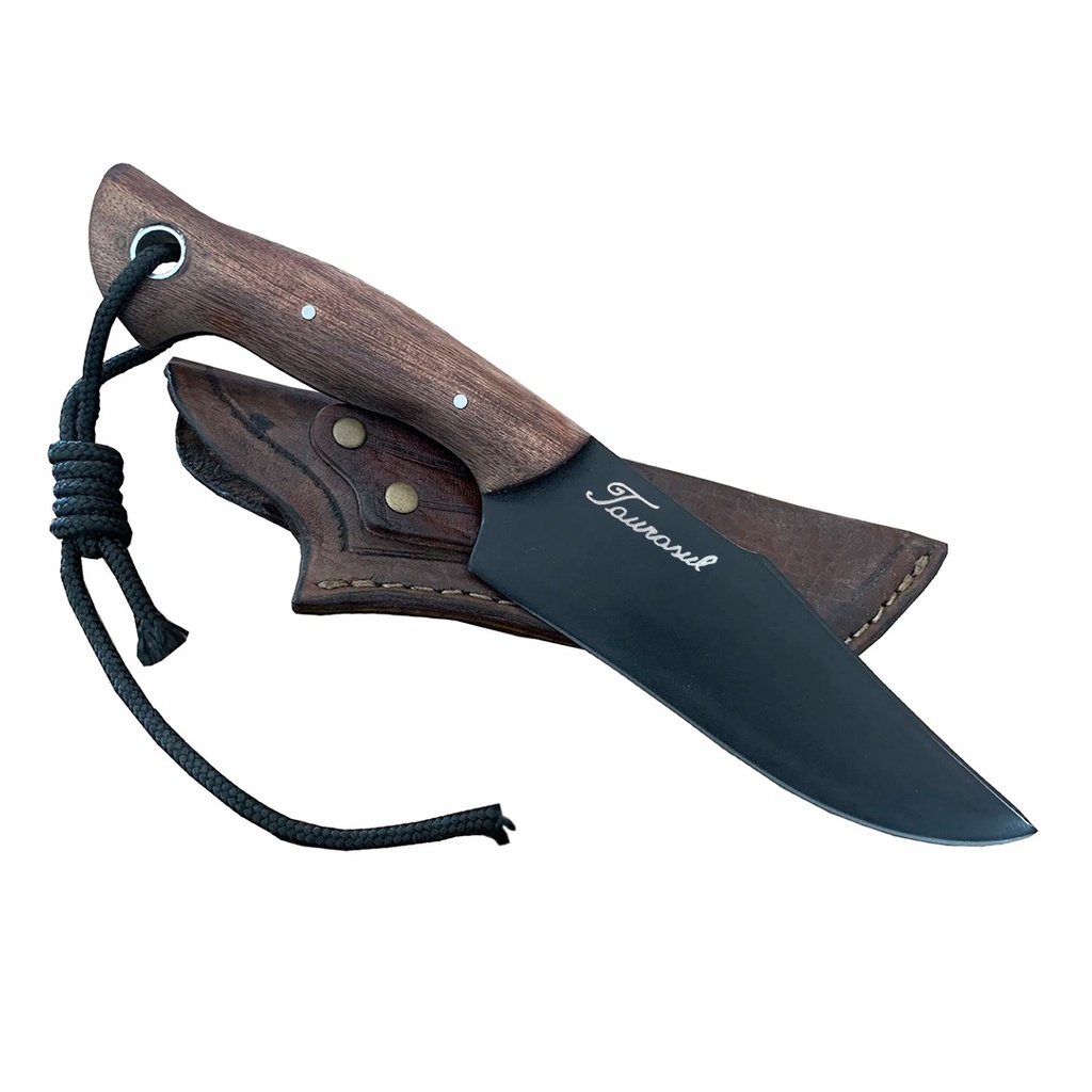 Faca Bowie,  Aço Carbono fosfatizado 6"