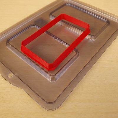 kit Forma E Cortador De Placa Plaquinha Barrinha De Chocolate