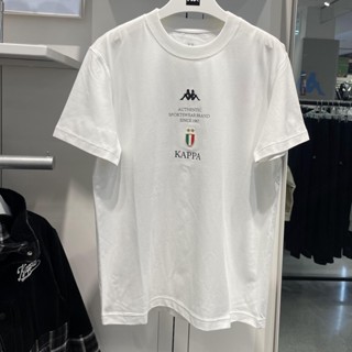 Kappa Manga Curta Estampa De Moda Primavera/Verão top Masculino De Algodão K0D32TD21