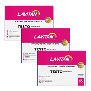 Kit 3 Unid Lavitan Testo Performance Femme 30 Comprimidos - Cimed