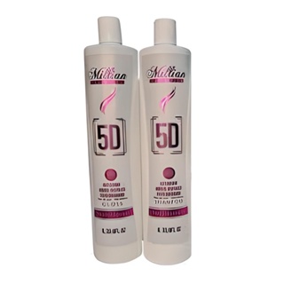 Kit Progressiva para Cabelo 5D Shampoo+Gloss Envio Imediato