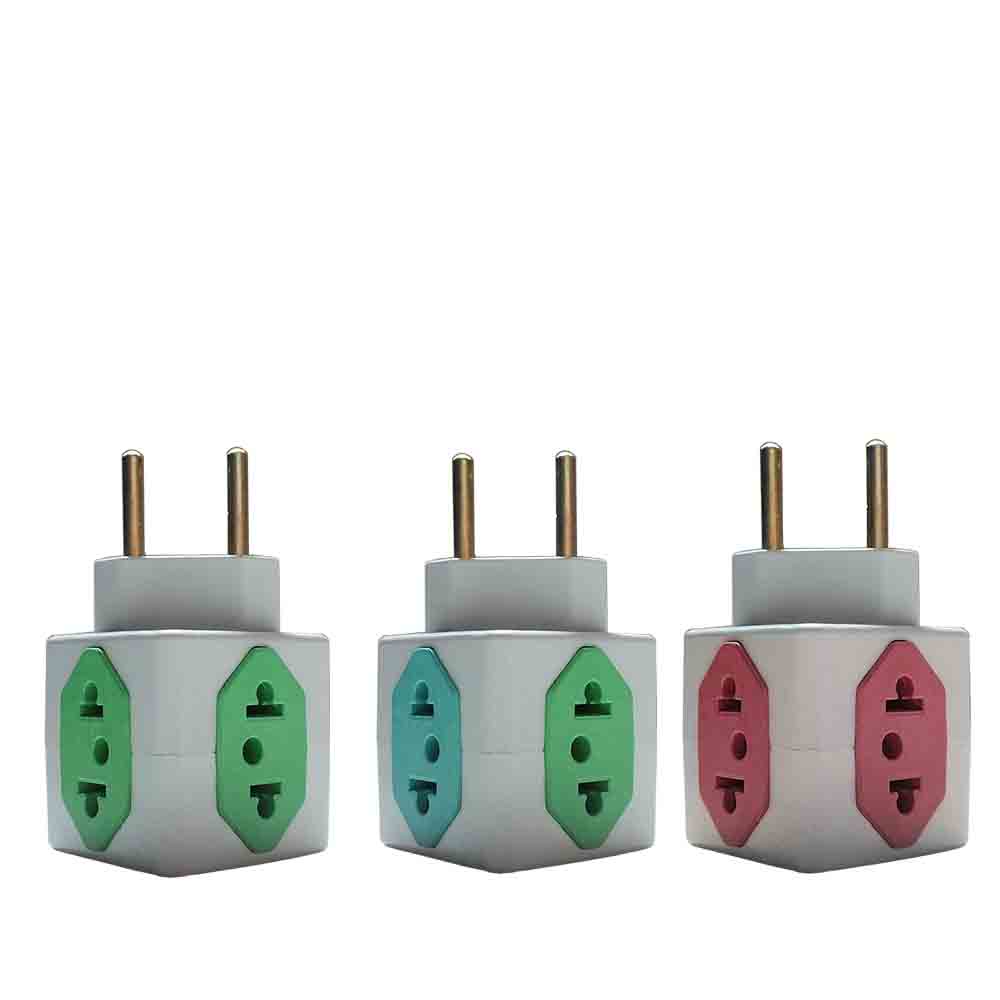 Adaptador Tomada T Cubo 4 Entradas Benjamin 20a