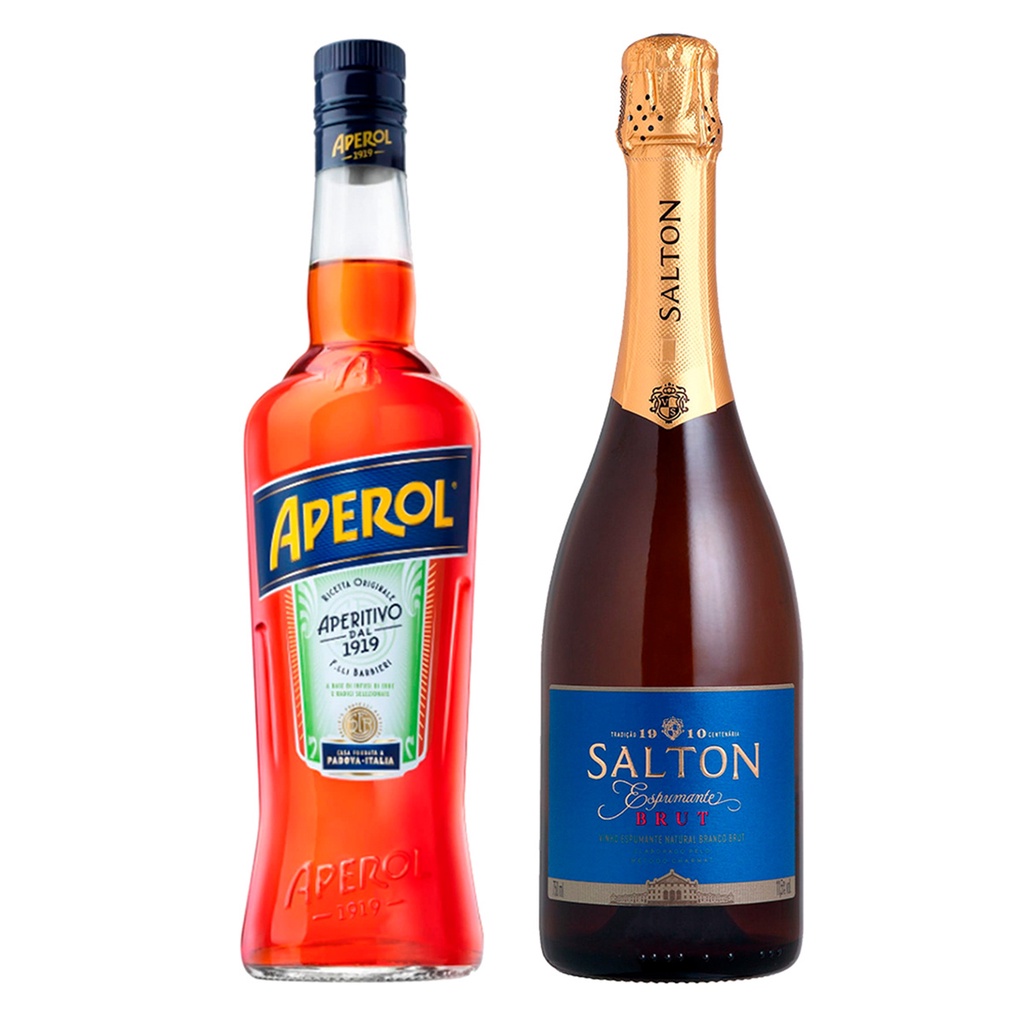 Kit Aperitivo Aperol + Salton Brut 750ml - Food & Beverages