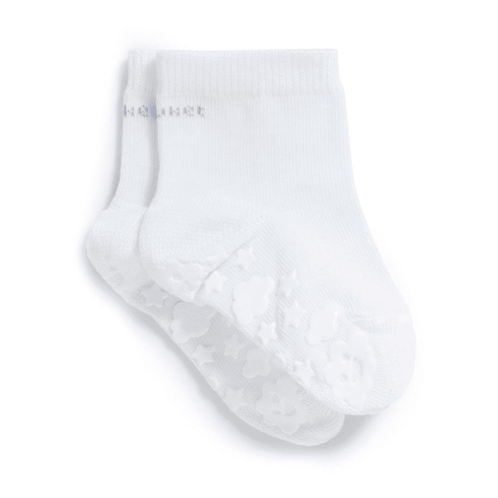 Meia Soquete Bebê Unissex Antiderrapante Lisa - Puket - Baby & Kids Fashion