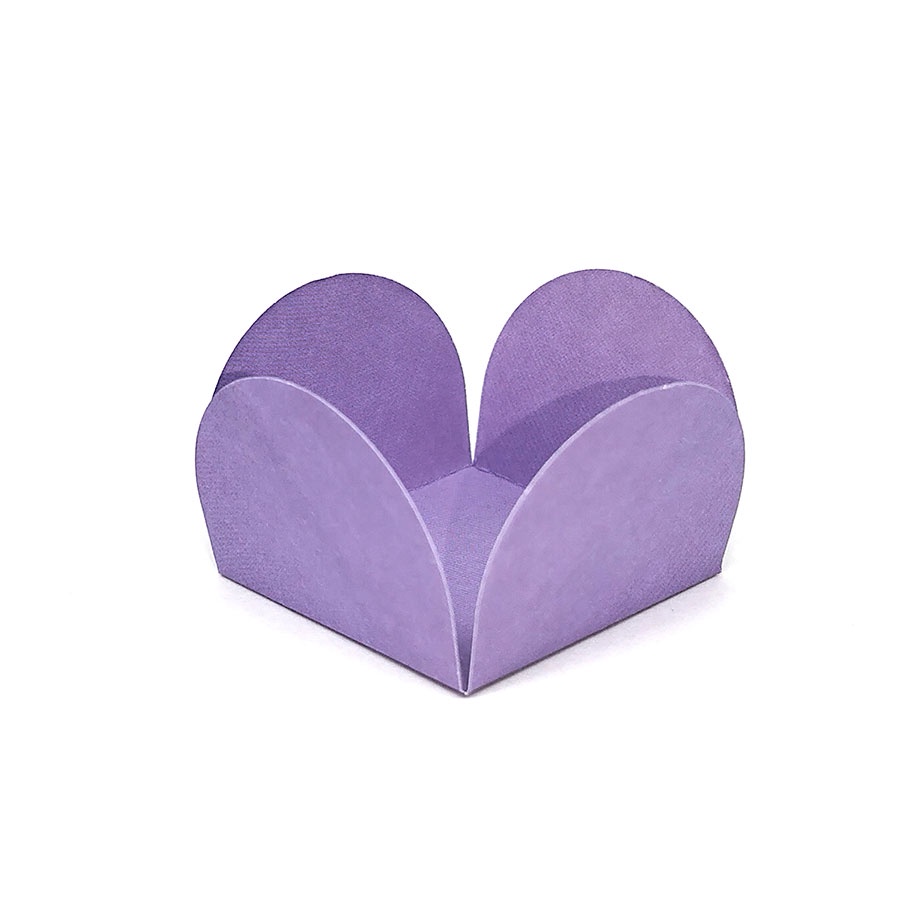 Forminhas para Doces 4 Pétalas Violeta  - 50 unidades - FunFestas - Rizzo Distribuidora
