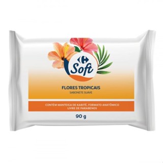 Sabonete em Barra Carrefour Flores Tropicais 90g
