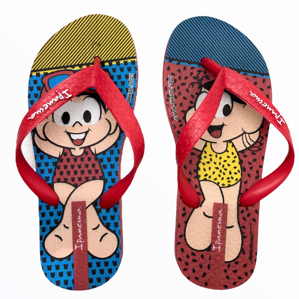 Chinelo Infantil Ipanema Turma Da Mônica Leve Dia a Dia
