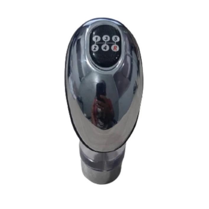 Manopla de Câmbio Universal 5 Marchas modelo Naja Cromada/Transparente/Cromada Serauto