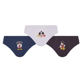Kit C/3 Cuecas Lupo Slip Infantil Criança Estampas Mickey Mouse Disney
