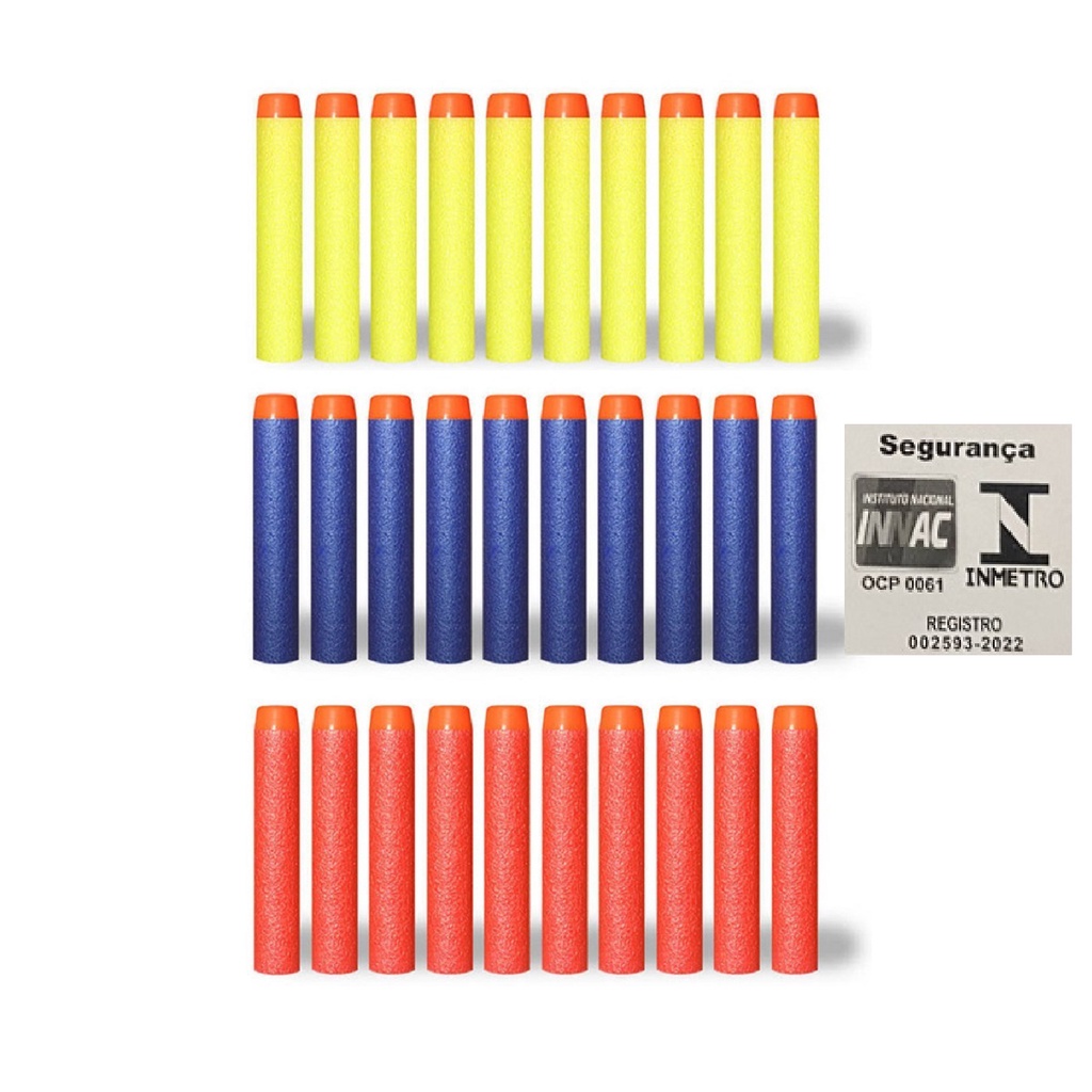 Brinquedos Refil Munição Dardo de Espuma Para Pistola Lança Projéteis Kit 10 pcs