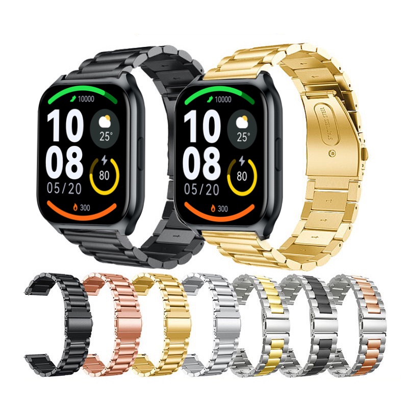 Relógio Haylou Smart Watch 2 Pro LS02 Banda De Pulseira De Substituição De Aço Inoxidável