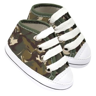 Tenis Bebe Sarja Cano Alto Camuflado (P/M/G/GG)